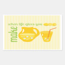 Search for when life gives you lemons stickers Quote