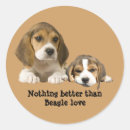 Recherche de chiot de beagle autocollants Dog