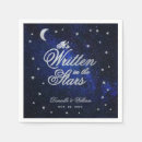 Search for moon and stars napkins Written in the stars