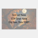 Search for night owl return address labels Halloween
