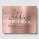 Search for pink guest books Modern
