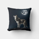 Search for wolf pillows Night sky