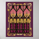 Search for art nouveau style posters Floral