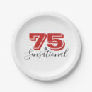 Search for 75th birthday plates Celebration