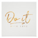 Recherche de gold foil posters Motivation