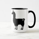 Search for llama animal mugs Black