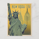 Recherche de affiche de voyage new york cartes postales Liberté de la femme