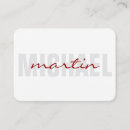 Search for cool chubby business cards Minimalist