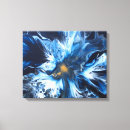 Search for blue and silver canvas prints Gold