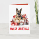 Recherche de berger allemand joyeux noël cartes postales Chiot