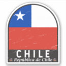 Recherche de drapeau de chili autocollants Armoiries