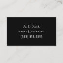 Search for edgy business cards Black