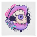 Recherche de lèvres posters Oeil