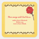 Search for red roses birthday stickers Party