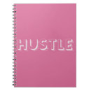 Search for hustle notebooks Typography