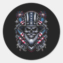 Search for patriotic skull stickers 4th of july