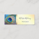 Recherche de peacock feather business cards Plume