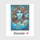 Search for mermaid and sea creatures stickers Watercolor