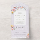 Search for wood arch wedding invitations Elegant