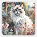 Search for cottage garden flower stickers Cat
