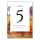 Search for fall wedding table cards Rustic