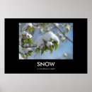 Recherche de neige posters Blanc
