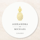 Search for pineapple coasters Gold