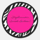 Search for hot pink zebra stickers Cute