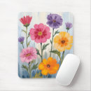 Recherche de fleurs sauvages tapis souris Champ de fleurs