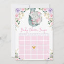 Search for bingo baby shower invitations Greenery