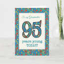 Search for 95 years birthday cards Flowers