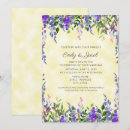 Search for lavender and yellow wedding invitations Flowers