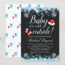Recherche de blanc dehors invitations Bébé son froid dehors