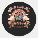 Search for groovy flower stickers Hippie