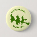 Recherche de drôle de halloween badges Balai