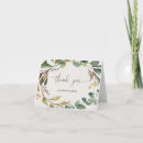 Search for greenery wedding thank you cards Woodland