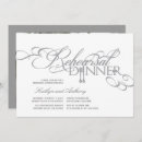 Search for stylish rehearsal dinner invitations Formal