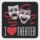 Search for tragedy stickers Theatre