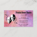 Search for theatre business cards Opera