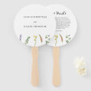 Search for rustic wedding hand fans Floral
