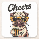 Recherche de carlins mignons dessous de verres Amoureux des chiens