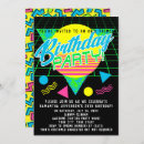 Recherche de 1980s birthday invitations Fête d'anniversaire