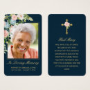 Search for blue prayer cards Memorial