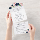 Search for blue and blush wedding invitations Botanical