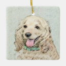 Search for buff ornaments Cocker spaniel