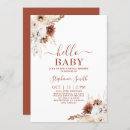 Recherche de burnt orange baby shower invitations Pour elle