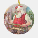 Search for santa workshop ornaments Vintage