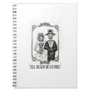 Search for gothic wedding notebooks Black and white