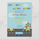 Search for transportation birthday invitations Taxi