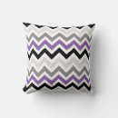Recherche de zigzag pourpre coussins Moderne